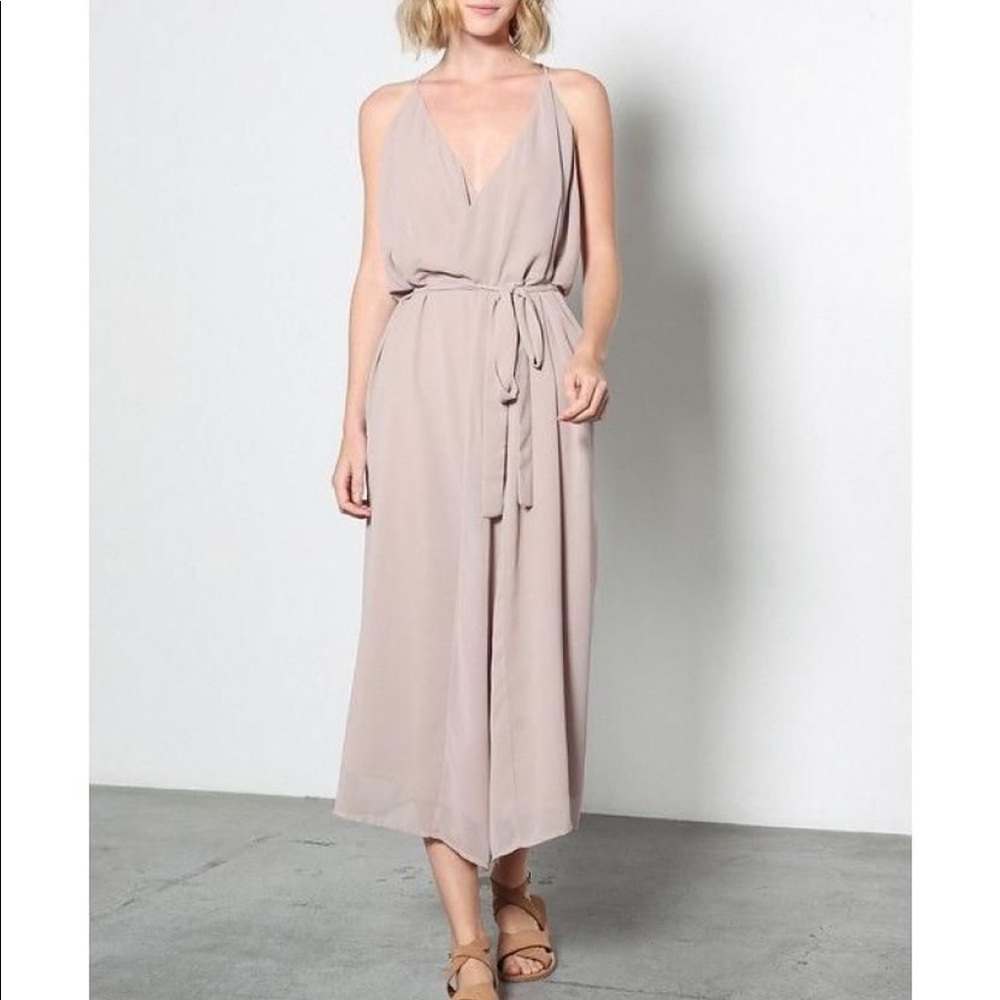 Grade & Gather oversized chiffon jumpsuit L